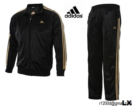 veste adidas noir et or homme