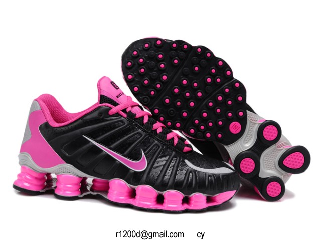 nike shox femme rose