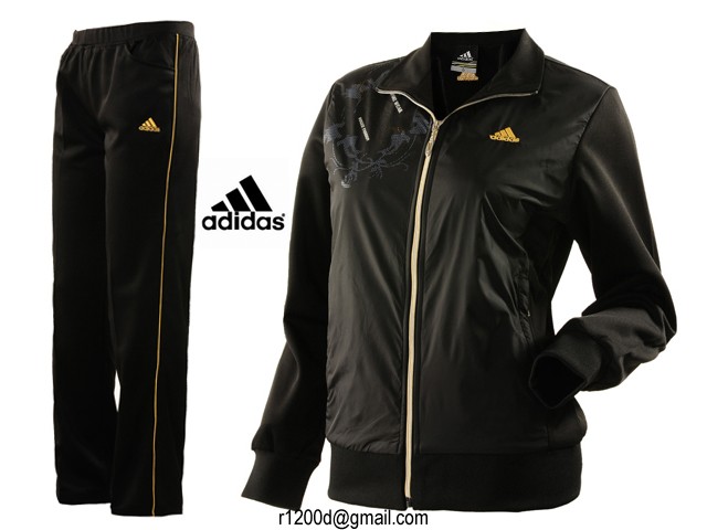 veste adidas firebird noir et or