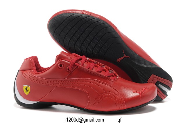 basket puma ferrari rouge homme